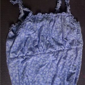 art class Lavender Floral Casual Dress